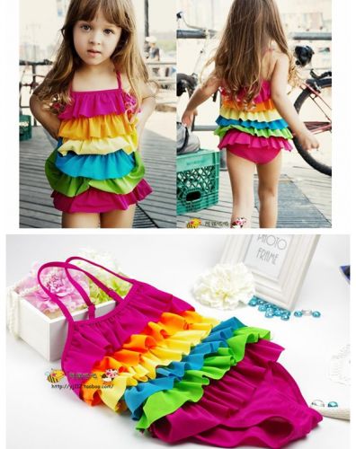 Maillot de bain fille en nylon - Ref 2547386