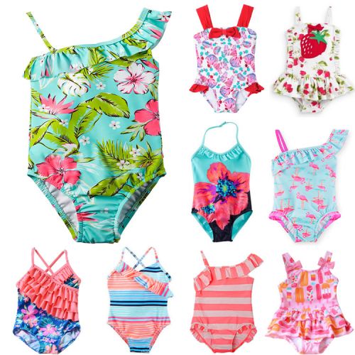 Maillot de bain fille en nylon - Ref 2547390