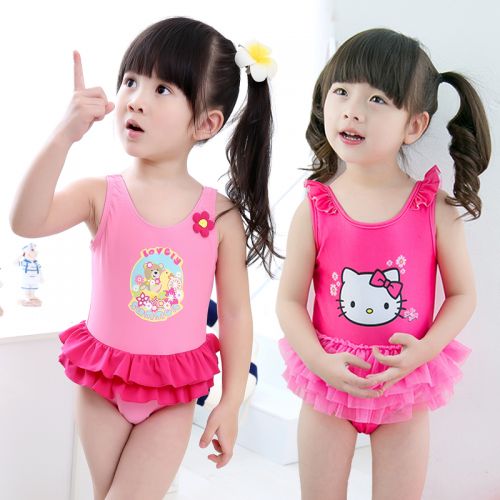 Maillot de bain fille en spandex - Ref 2547427