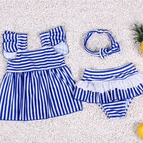 Maillot de bain fille en nylon - Ref 2547431