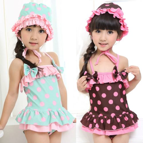 Maillot de bain fille en nylon - Ref 2547446