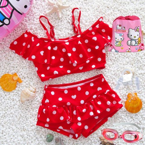 Maillot de bain fille en nylon - Ref 2547451