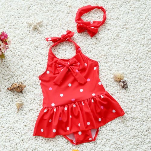 Maillot de bain fille CHUNSE en polyester - Ref 2547462