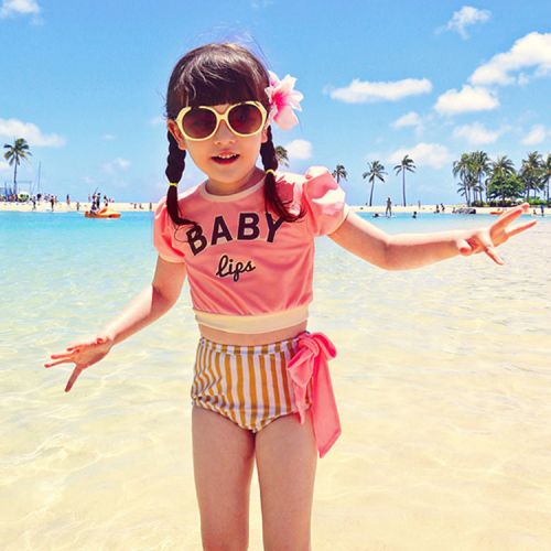 Maillot de bain fille en nylon - Ref 2547551