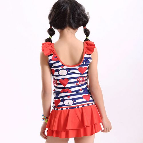 Maillot de bain fille en nylon - Ref 2547586