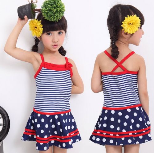 Maillot de bain fille en nylon - Ref 2547717