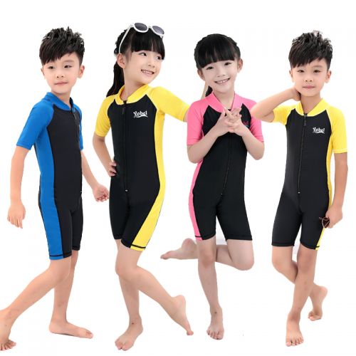 Maillot de bain fille YOBEL en nylon - Ref 2547737