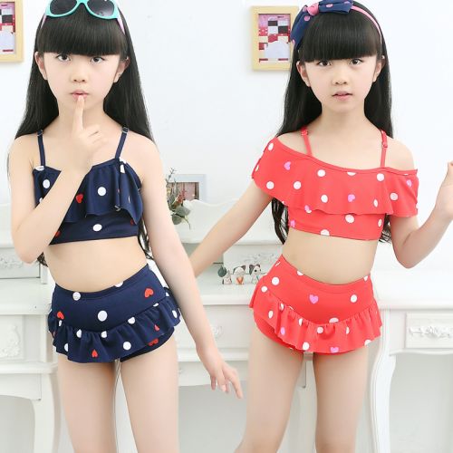 Maillot de bain fille en polyester - Ref 2547766