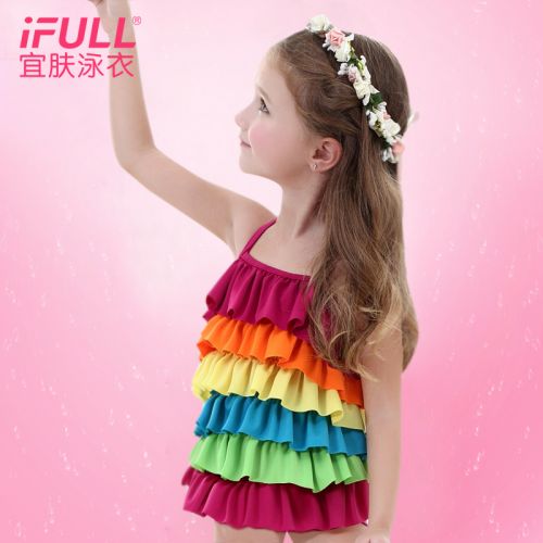 Maillot de bain fille en nylon - Ref 2547823