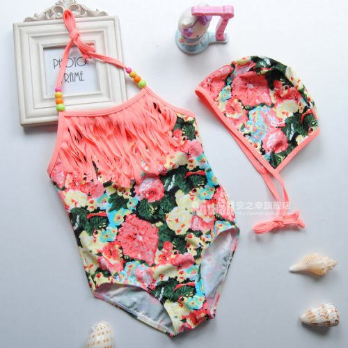 Maillot de bain fille MOMASONG en nylon - Ref 2547831