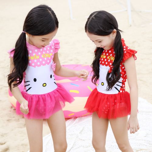 Maillot de bain fille en polyester - Ref 2547839
