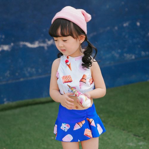 Maillot de bain fille en nylon - Ref 2547844