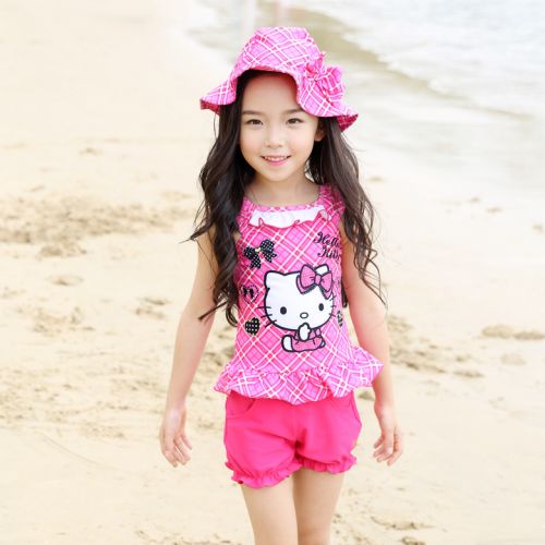 Maillot de bain fille en polyester - Ref 2547897