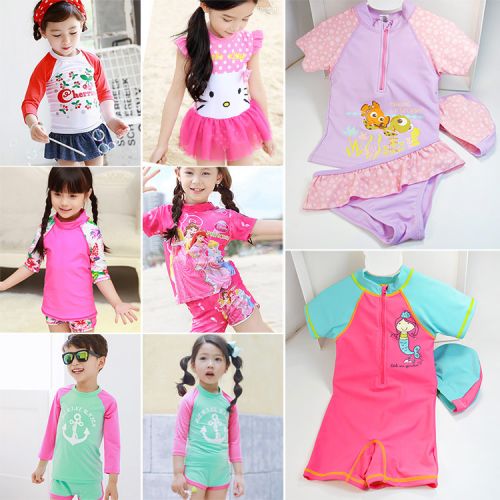 Maillot de bain fille en nylon - Ref 2547933