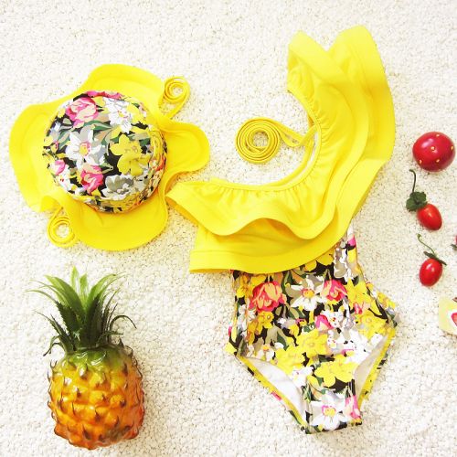 Maillot de bain fille en polyester - Ref 2547960