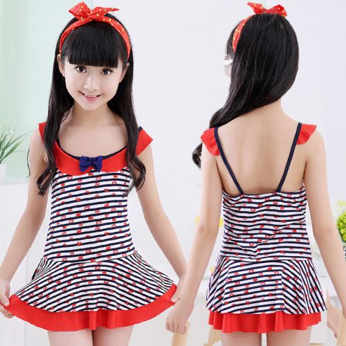 Maillot de bain fille en polyester - Ref 2547976