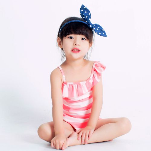 Maillot de bain fille AULAC en nylon - Ref 2547999