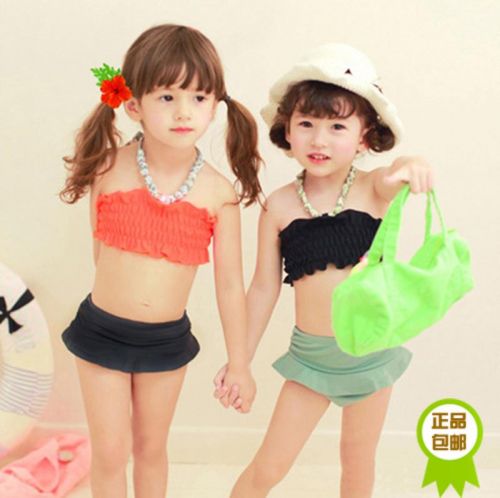 Maillot de bain fille MOMASONG en nylon - Ref 2548010