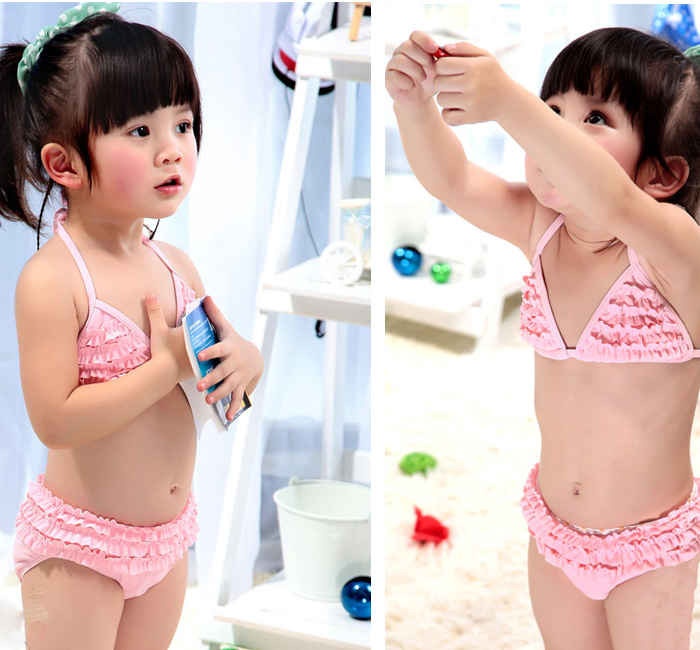 Maillot de bain fille en nylon - Ref 2548032