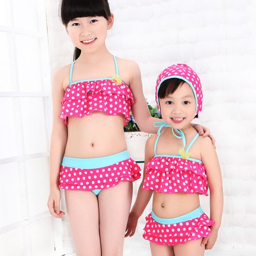 Maillot de bain fille en nylon - Ref 2548049