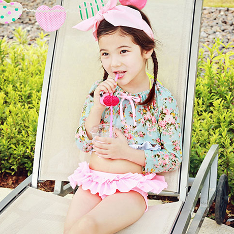 Maillot de bain fille en nylon - Ref 2548064