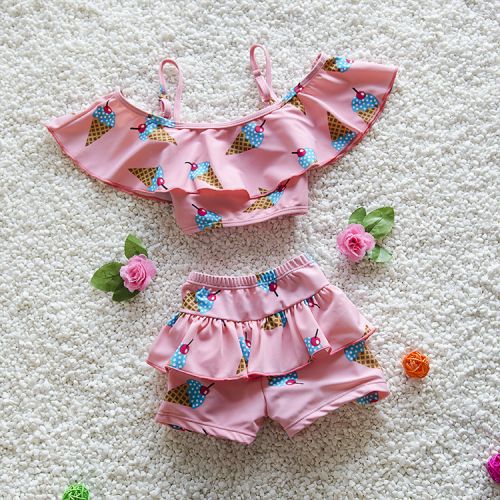 Maillot de bain fille en nylon - Ref 2548099