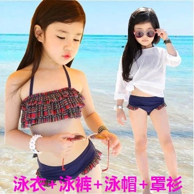 Maillot de bain fille en nylon - Ref 2548109