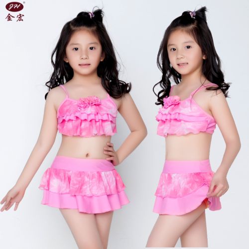 Maillot de bain fille JH en nylon - Ref 2548145