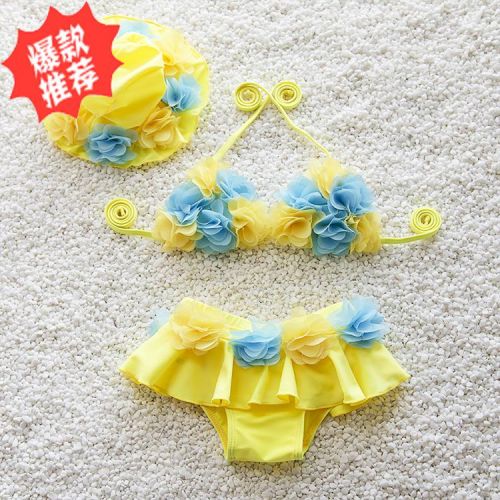 Maillot de bain fille en nylon - Ref 2548163