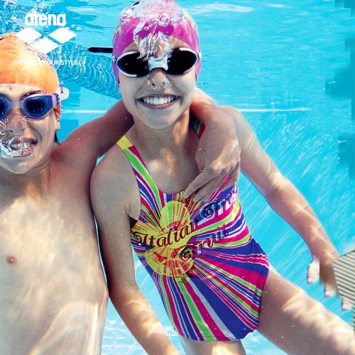 Maillot de bain fille ARENA en nylon - Ref 2548183