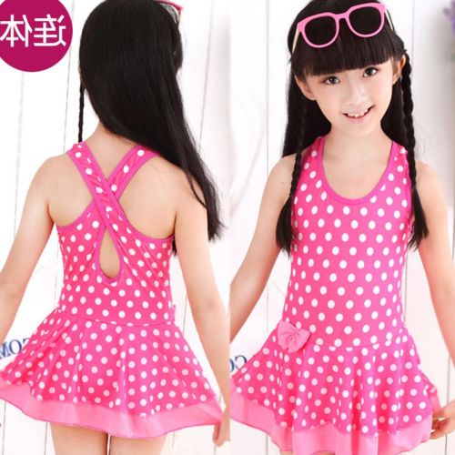 Maillot de bain fille en polyester - Ref 2548188