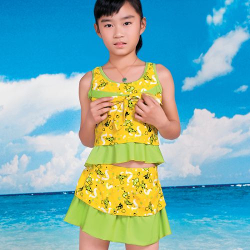 Maillot de bain fille en spandex - Ref 2548221