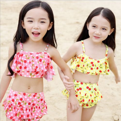 Maillot de bain fille en polyester - Ref 2548232
