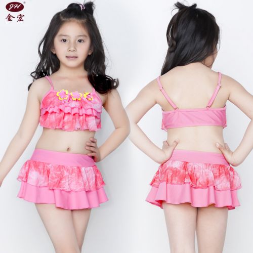 Maillot de bain fille JH en nylon - Ref 2548291