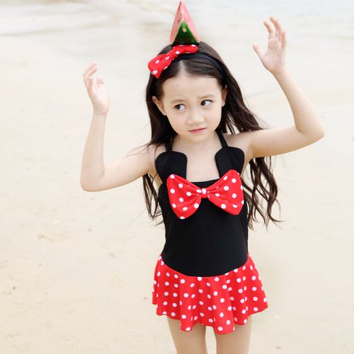 Maillot de bain fille en nylon - Ref 2548315