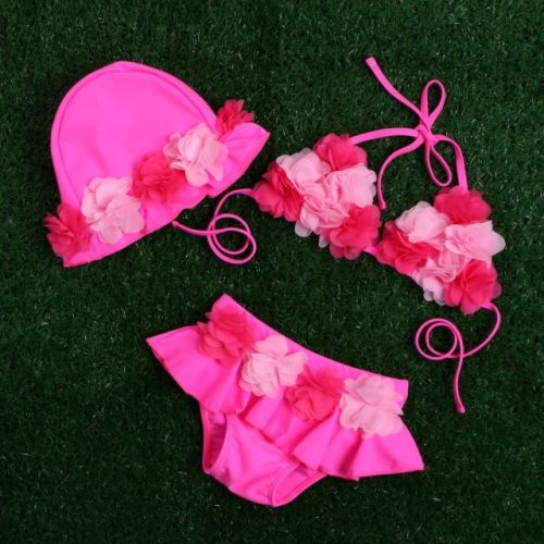 Maillot de bain fille en nylon - Ref 2548321