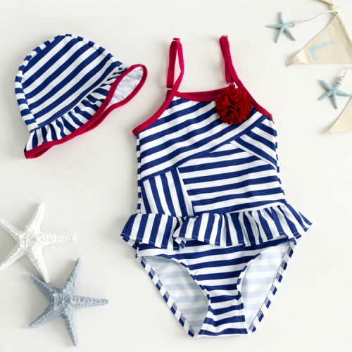 Maillot de bain fille POPUP en spandex - Ref 2548342