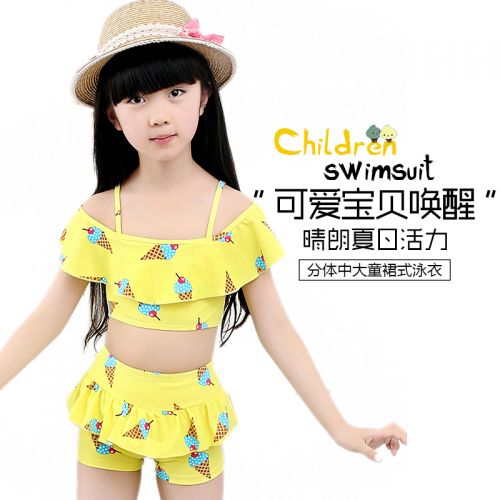 Maillot de bain fille en spandex - Ref 2548359