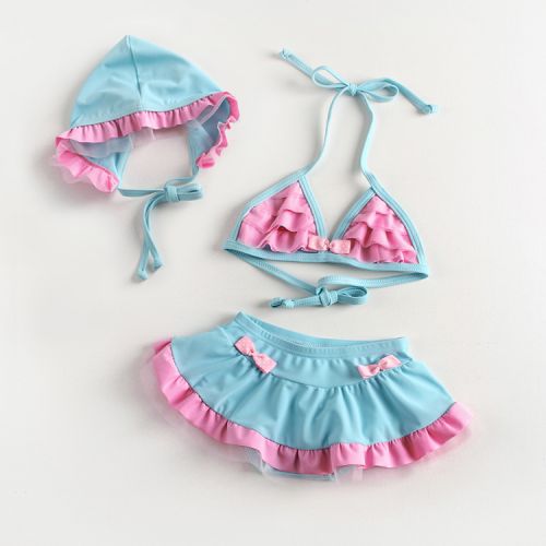Maillot de bain fille en spandex - Ref 2548370