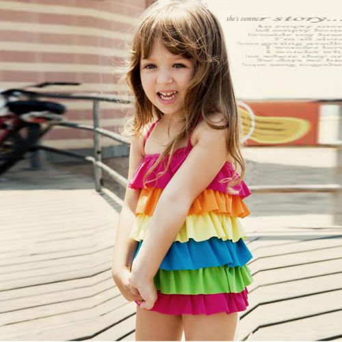 Maillot de bain fille IMAKA en nylon - Ref 2548399