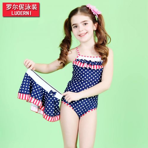 Maillot de bain fille en nylon - Ref 2548419