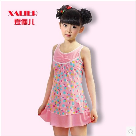 Maillot de bain fille en nylon - Ref 2548429