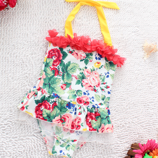 Maillot de bain fille en nylon - Ref 2548475