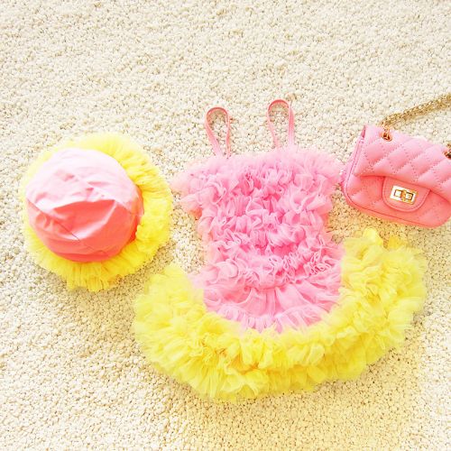 Maillot de bain fille en nylon - Ref 2548582