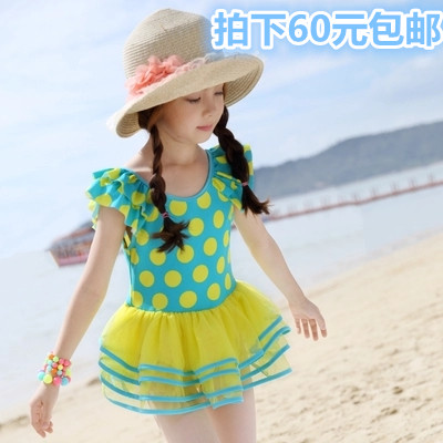 Maillot de bain fille en nylon - Ref 2548585