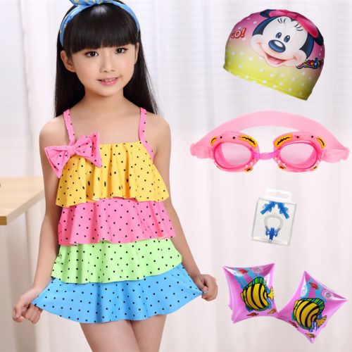 Maillot de bain fille en nylon - Ref 2548589