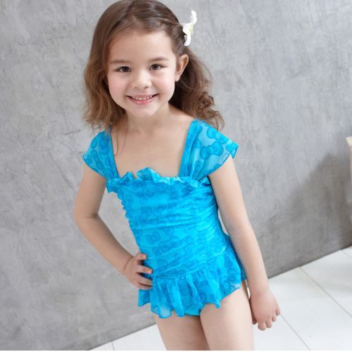 Maillot de bain fille en nylon - Ref 2548616