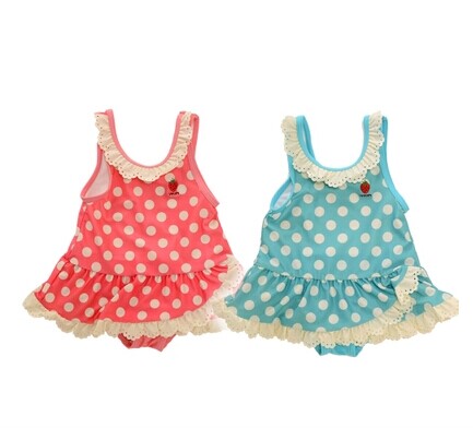 Maillot de bain fille en polyester - Ref 2548624