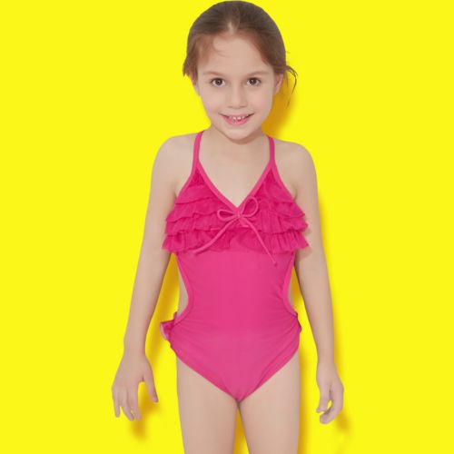 Maillot de bain fille en nylon - Ref 2548637