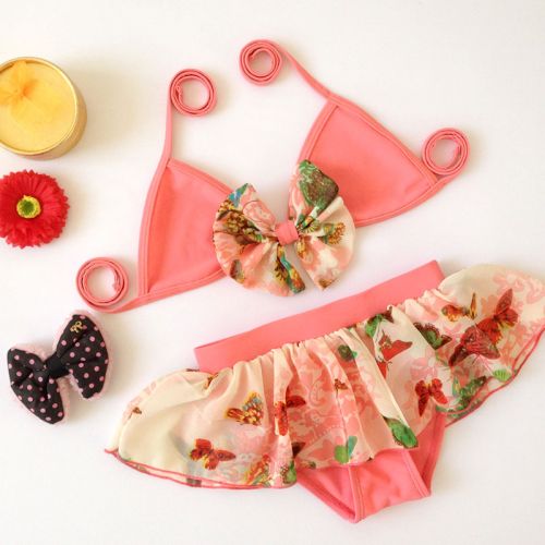 Maillot de bain fille en nylon - Ref 2548657